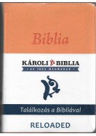 Biblia Újonnan revideált Károli RELOADED - középméretű, varrott narancssárga